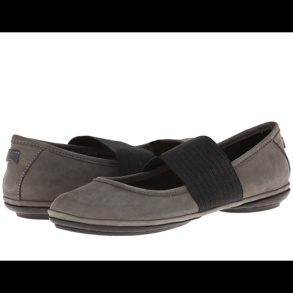 Camper right Nina ballet flats in gray suede Camper right Nina ballet flats in gray suede